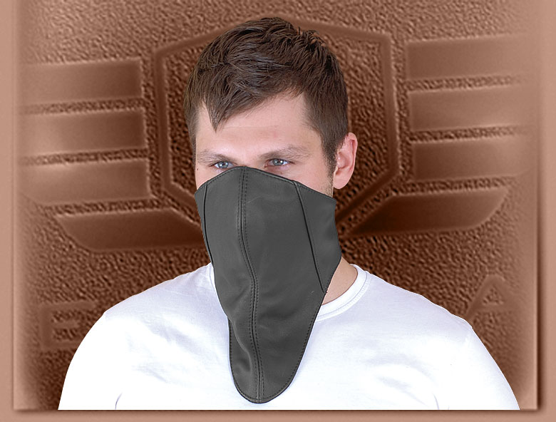 lEATHER Neck warmer