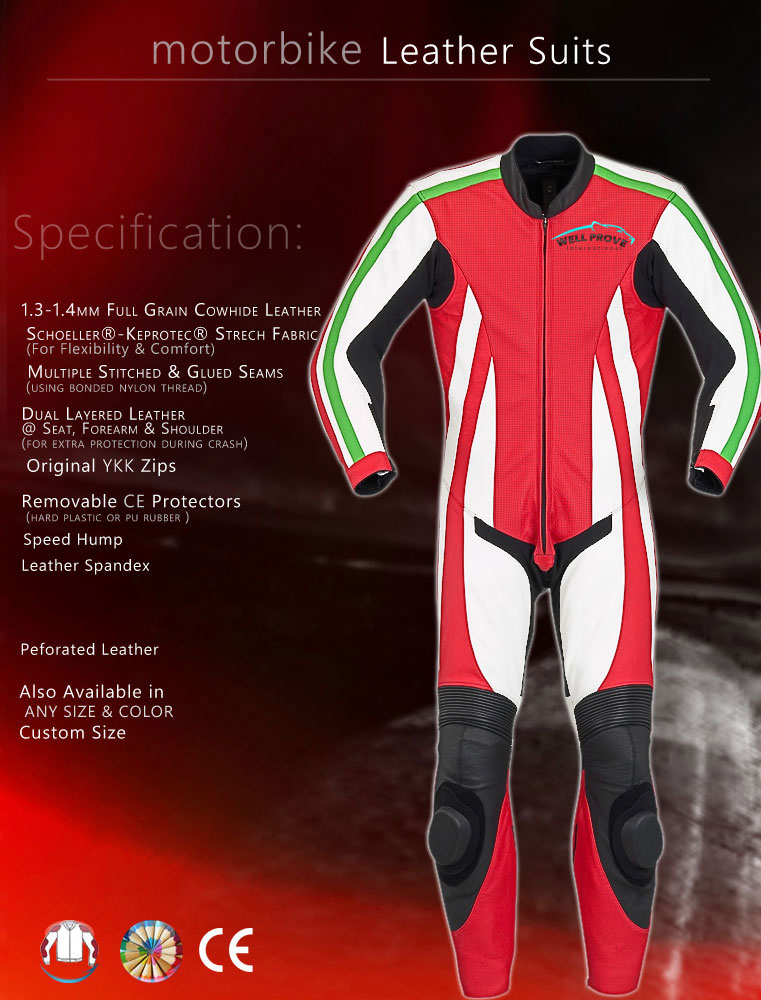 02 Motorbike Leather Suits - Image 1