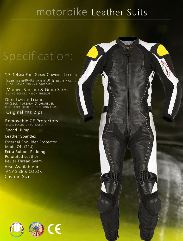 03 Motorbike Leather Suits - Image 1