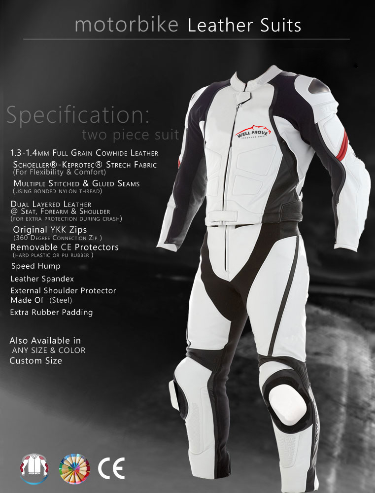 10 Motorbike Leather Suits - Image 1