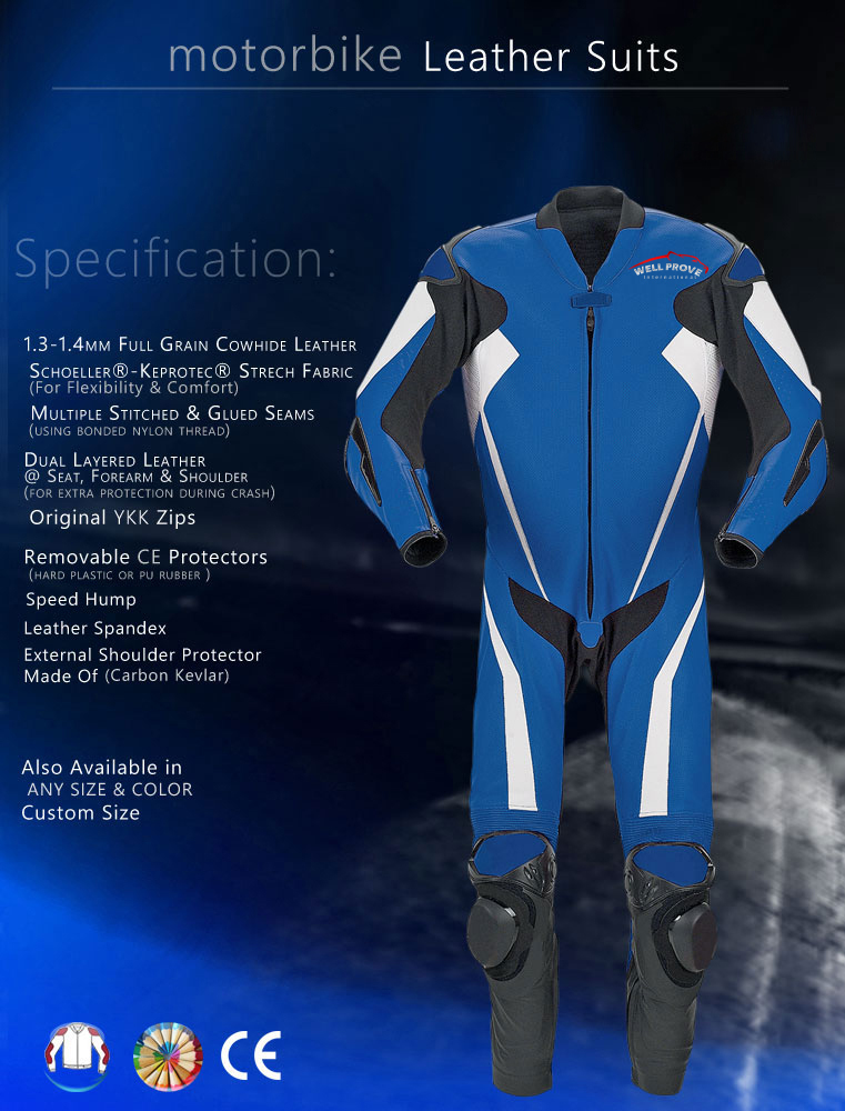 13 Motorbike Leather Suits - Image 1