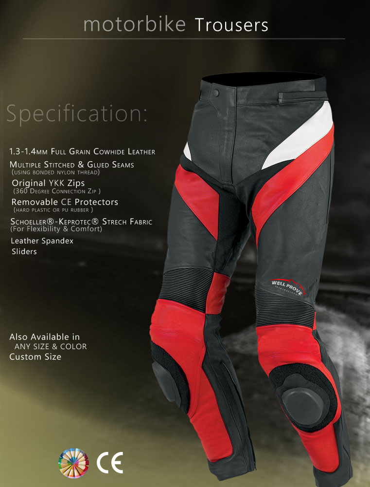 14 Motorbike Leather Pant - Image 1