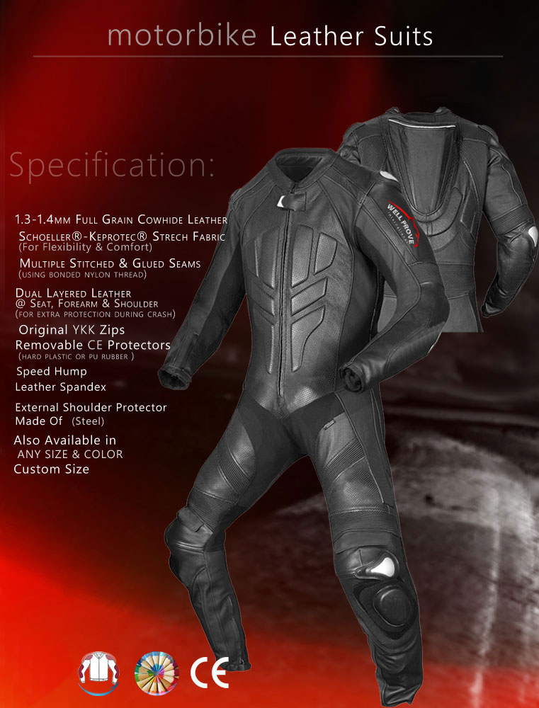 15 Motorbike Leather Suits - Image 1