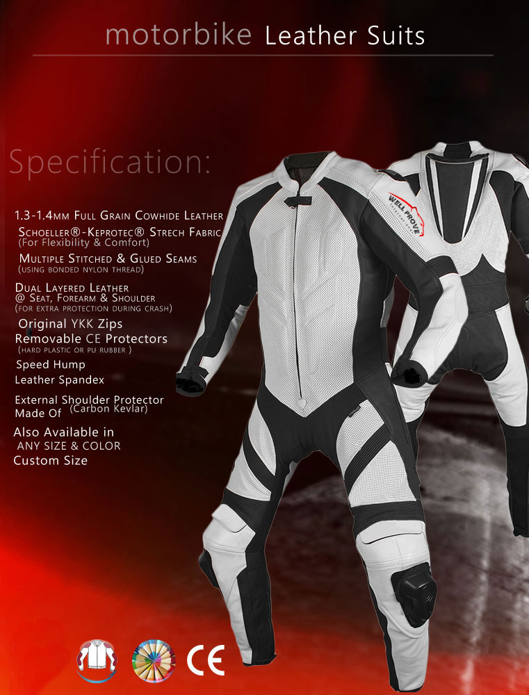 16 Motorbike Leather Suits - Image 1