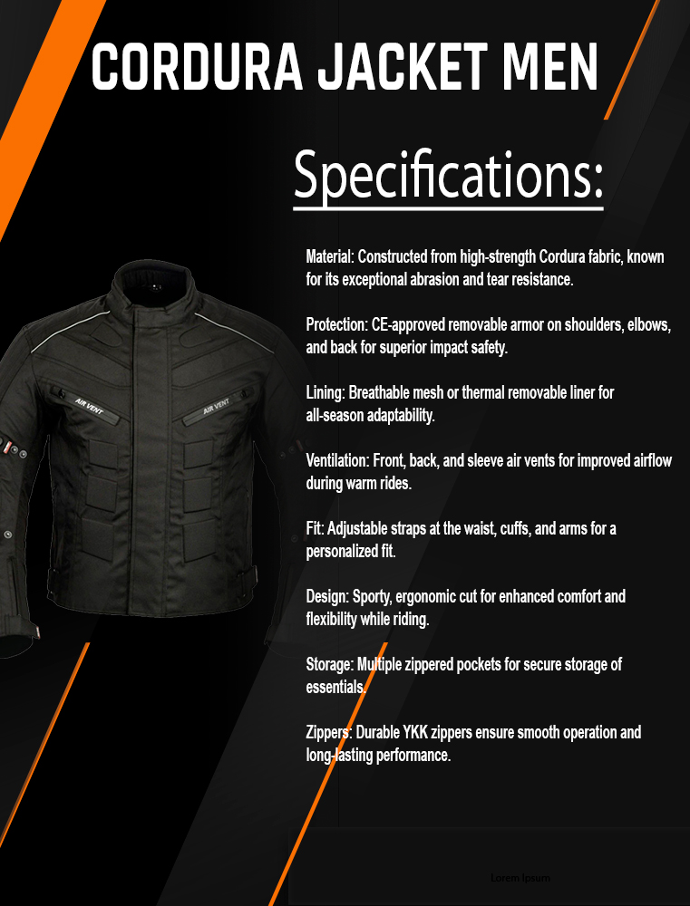 16 Textile Cordura Jacket Men - Image 1