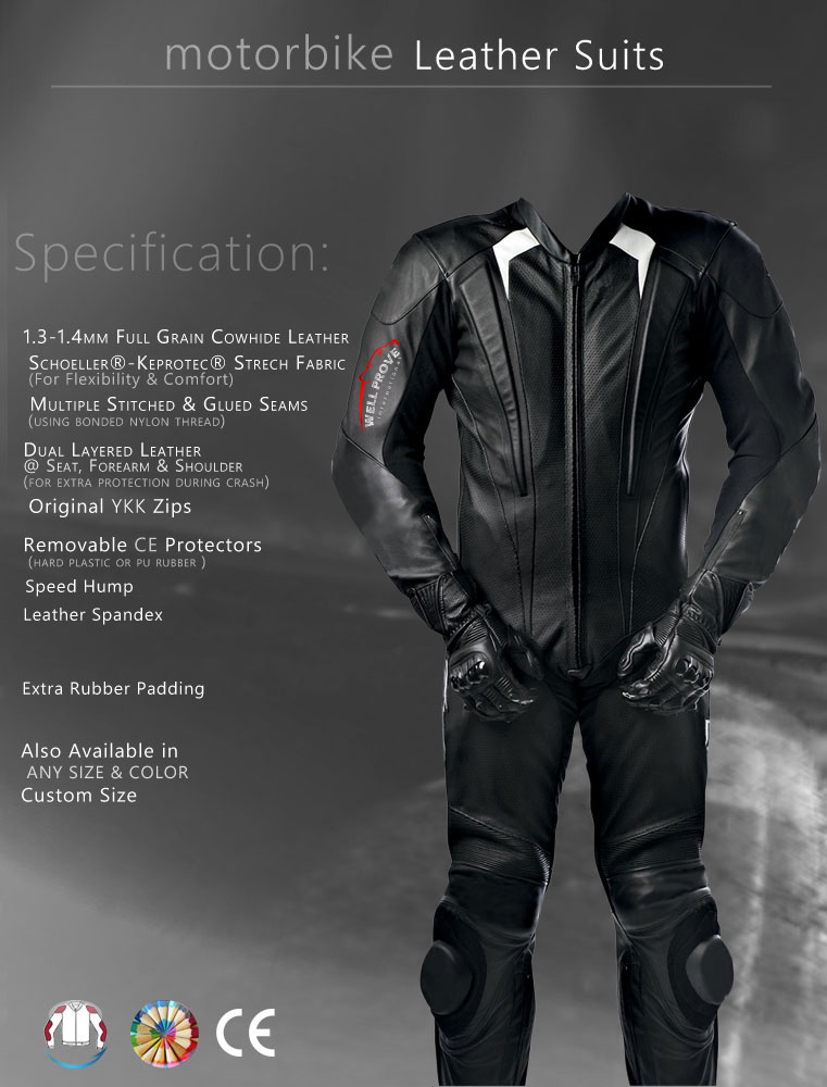 17 Motorbike Leather Suits - Image 1
