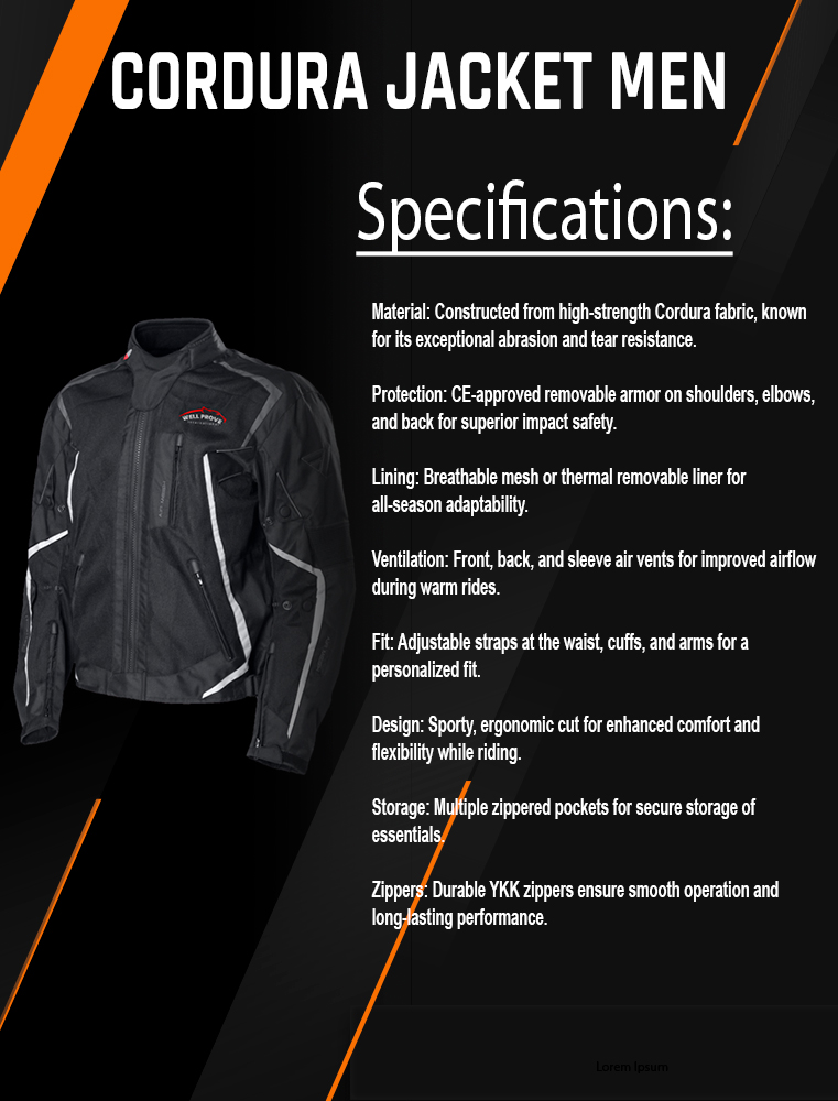 17 Textile Cordura Jacket Men - Image 1