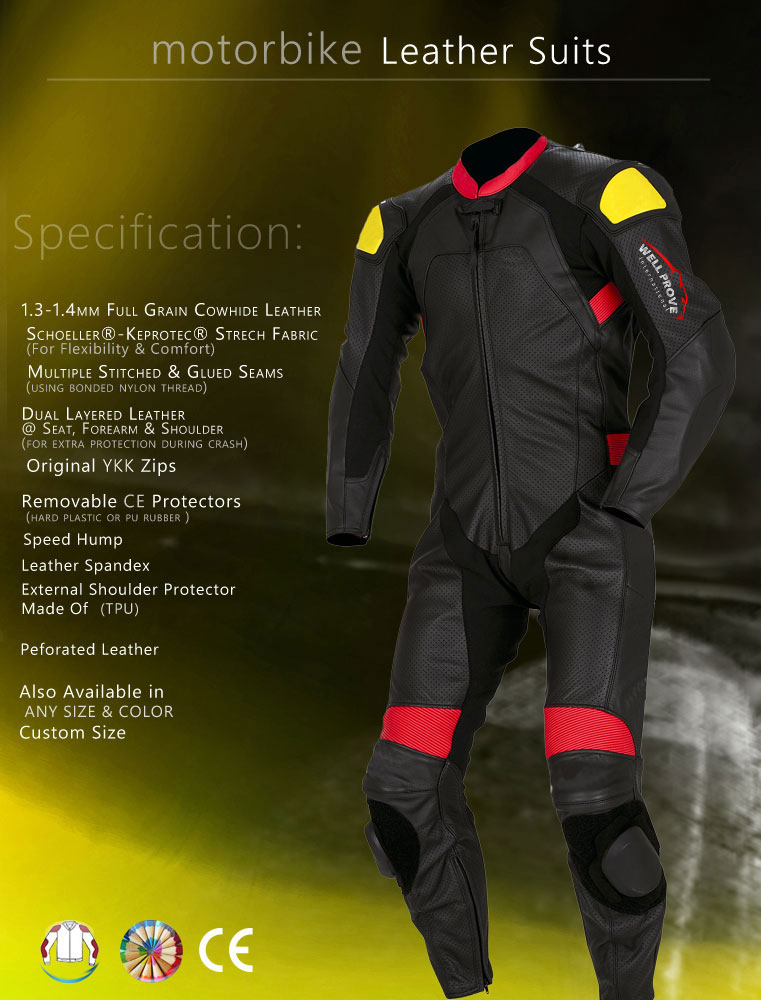 18 Motorbike Leather Suits - Image 1