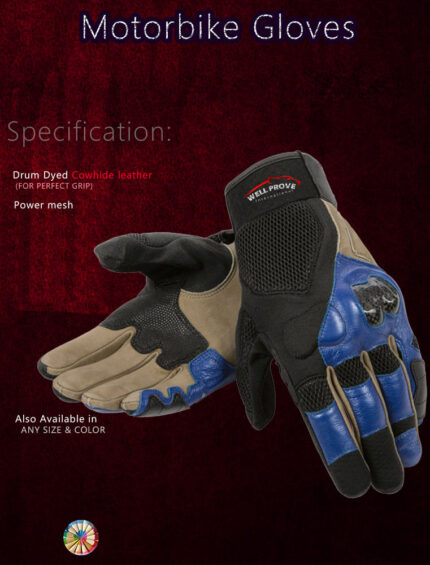 Motorbike Leather Gloves