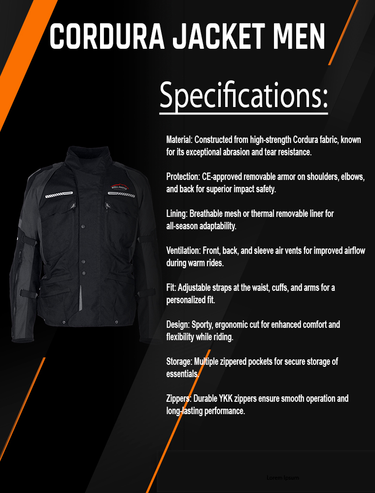18 Textile Cordura Jacket Men - Image 1