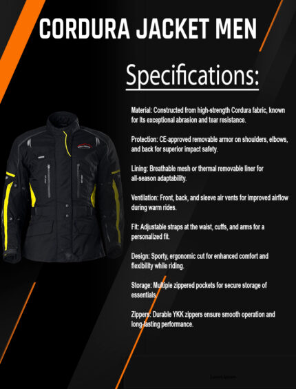 Textile Cordura Jacket Men