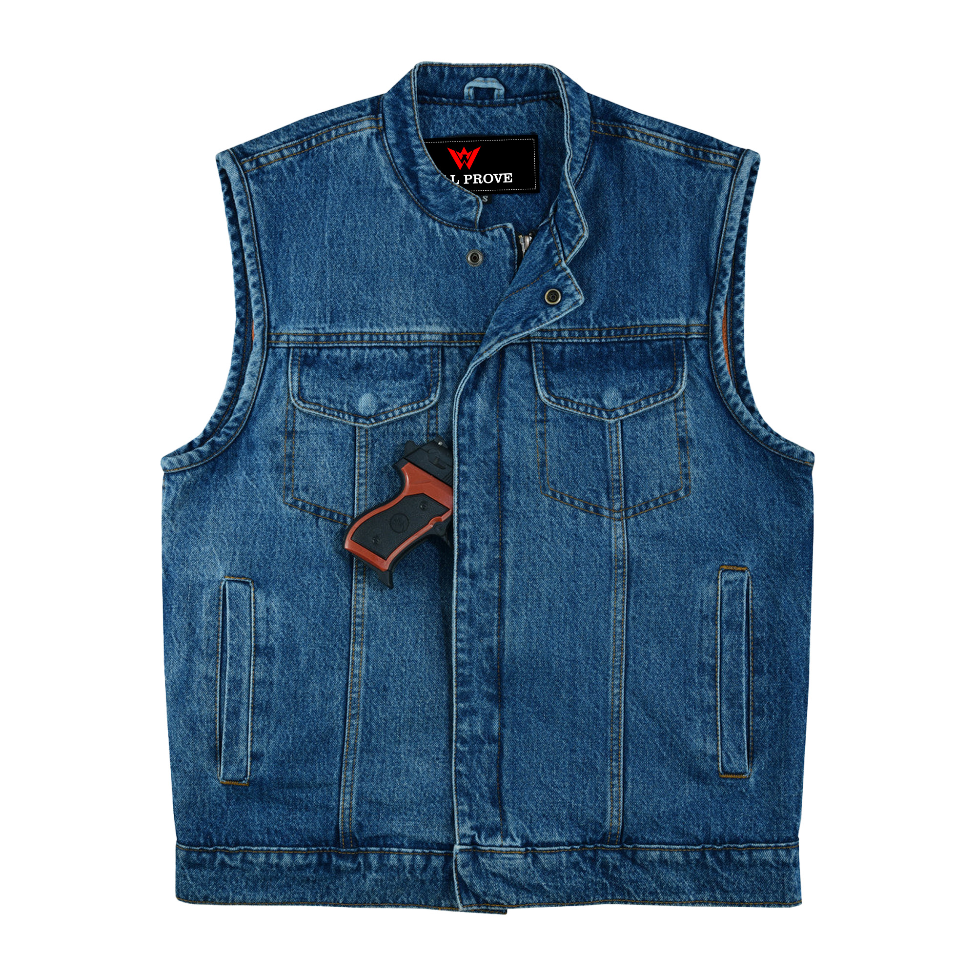 1 Denim Vest - Image 1